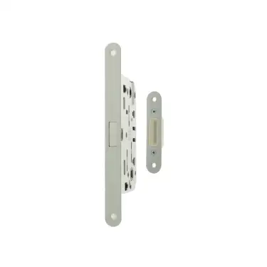 Click Here To Enlarge This Photo Of AGB2XTWC50WH - AGB Polaris 2XT Magnetic Latch/Bathroom Lock (50mm backset) - White