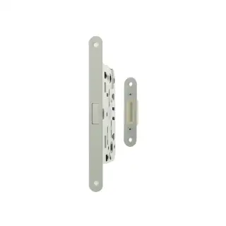 AGB2XTWC50WH - AGB Polaris 2XT Magnetic Latch/Bathroom Lock (50mm backset) - White