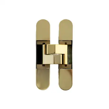 Click Here To Enlarge This Photo Of AGBH32HDPB - AGB Eclipse 3.2 Heavy Duty Adjustable Concealed Hinge - Polished Brass (60kg per 2 hinges, 80kg per 3 hinges)