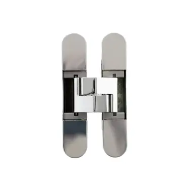 Click Here To Enlarge This Photo Of AGBH32HDPN - AGB Eclipse 3.2 Heavy Duty Adjustable Concealed Hinge - Polished Nickel (60kg per 2 hinges, 80kg per 3 hinges)