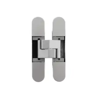 AGBH32HDSC - AGB Eclipse 3.2 Heavy Duty Adjustable Concealed Hinge - Satin Chrome (60kg per 2 hinges, 80kg per 3 hinges)