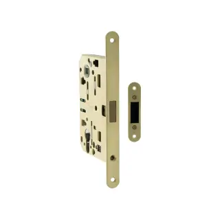 BON2XTE60SB - Bonaiti Polaris 2XT Magnetic Latch/Euro Profile Sashlock (60mm backset) - Satin Brass