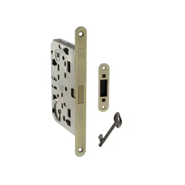 Click Here To Enlarge This Photo Of BON2XTLK60MAB - Bonaiti Polaris 2XT Magnetic Latch/Key Sashlock (60mm backset) - Matt Antique Brass