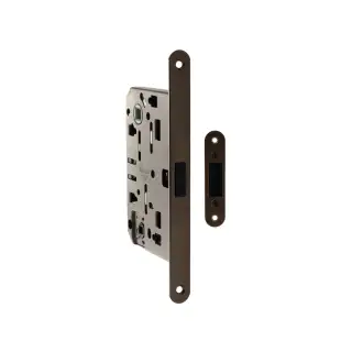 BON2XTWC60B - Bonaiti Polaris 2XT Magnetic Latch/Bathroom Lock (60mm backset) - Bronze