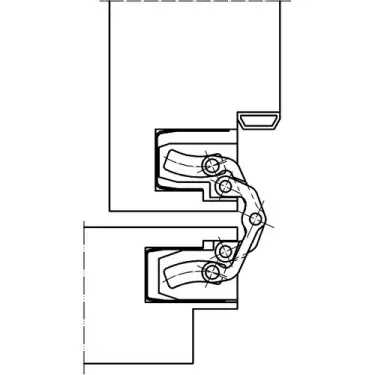 Click Here To Enlarge This Photo Of TE 240 3D Simonswerk TECTUS Concealed Hinge 155mm x 21mm (60kg)