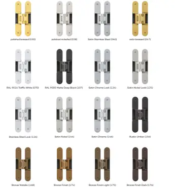 Click Here To Enlarge This Photo Of TE 540 3D A8 FR Simonswerk TECTUS Fire Rated Concealed Projection Hinge 200mm x 32mm (100kg)