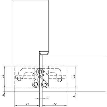 Click Here To Enlarge This Photo Of AN 160 3D Simonswerk ANSELMI Concealed Hinge 110mm x 24mm (60kg)