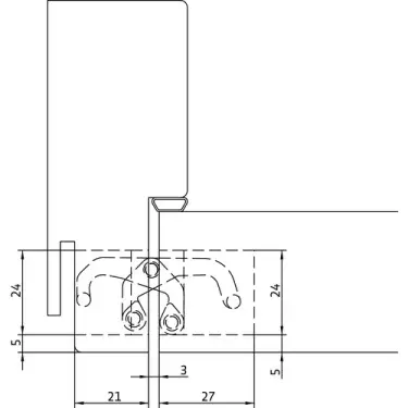 Click Here To Enlarge This Photo Of AN 170 3D Simonswerk ANSELMI Concealed Hinge 110mm x 24mm (60kg)