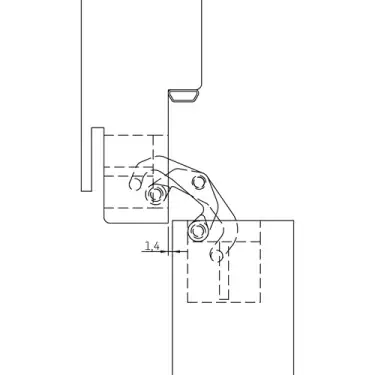 Click Here To Enlarge This Photo Of AN 170 3D Simonswerk ANSELMI Concealed Hinge 110mm x 24mm (60kg)