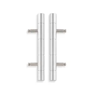 AW000-64-SC - Alexander & Wilks 64mm Cabinet Dummy Hinge - Satin Chrome