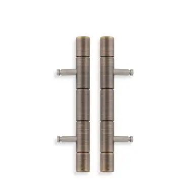 Click Here To Enlarge This Photo Of AW000-64-AB - Alexander & Wilks 64mm Cabinet Dummy Hinge - Antique Brass