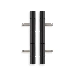 AW000-64-BL - Alexander & Wilks 64mm Cabinet Dummy Hinge - Black