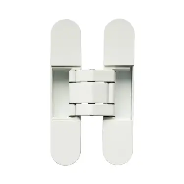 Click Here To Enlarge This Photo Of CH60WH Frelan Hardware Ghost 140mm Concealed Hinge White