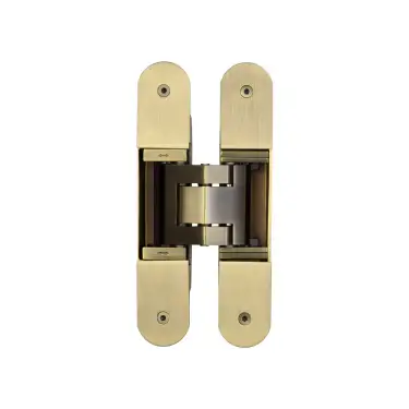 Click Here To Enlarge This Photo Of CH100AB Frelan Hardware Ghost 160mm Concealed Hinge Antique Brass