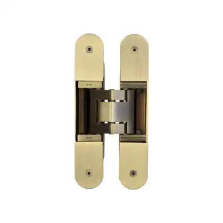 CH100AB Frelan Hardware Ghost 160mm Concealed Hinge Antique Brass