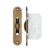 FBBP02RFB - Zoo Hardware Fulton & Bray Brass Ball Bearing Pulleys - 127mm x 28mm Radius Forend Florentine Bronze
