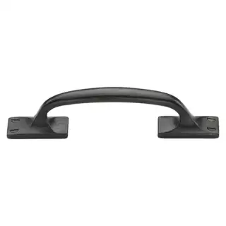 RDB1145 260 M.Marcus Rustic Dark Bronze Cabinet Pull Offset Design 260mm