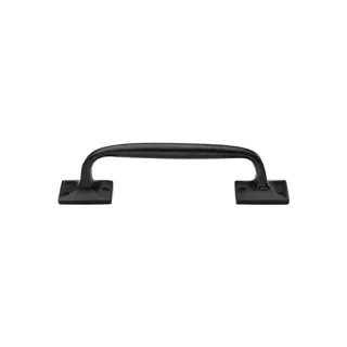 RDB1150 254 M.Marcus Rustic Dark Bronze Door Pull Handle Cranked 10"