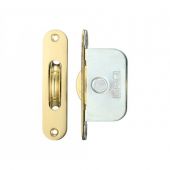 FBBP02RPB - Zoo Hardware Fulton & Bray Brass Ball Bearing Pulleys - 127mm x 28mm Radius Forend Polished Brass