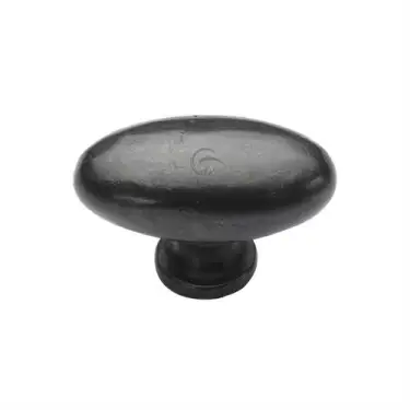 Click Here To Enlarge This Photo Of RDB118 38 M.Marcus Rustic Dark Bronze Cabinet Knob Oval Design 38mm
