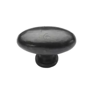 RDB118 38 M.Marcus Rustic Dark Bronze Cabinet Knob Oval Design 38mm