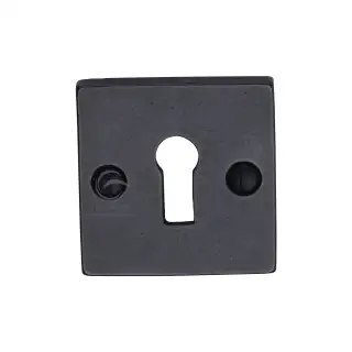 RDB159 M.Marcus Rustic Dark Bronze Key Escutcheon Square