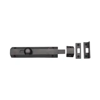 RDB1685 203 M.Marcus Rustic Dark Bronze Door Bolt Flat 8"