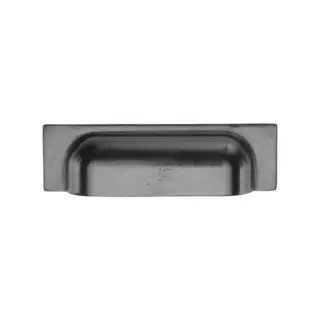 RDB1720 76-96 M.Marcus Rustic Dark Bronze Cabinet Pull Military Design 76/96mm