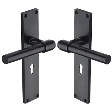 Click Here To Enlarge This Photo Of RDB23910 M.Marcus Rustic Dark Bronze Door Handle Lever Latch Fountain Design