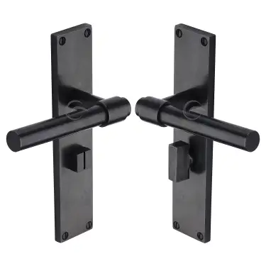 Click Here To Enlarge This Photo Of RDB23930 M.Marcus Rustic Dark Bronze Door Handle Bathroom Set Fountain Design