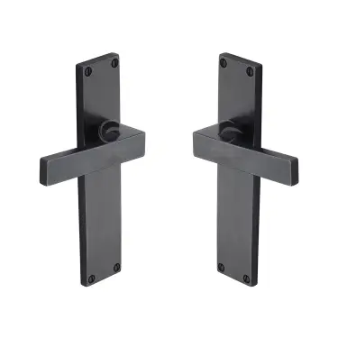 Click Here To Enlarge This Photo Of RDB3110 M.Marcus Rustic Dark Bronze Door Handle Lever Latch Cheswell Design
