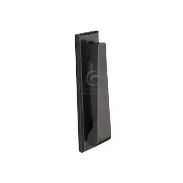 Click Here To Enlarge This Photo Of RDB338 M.Marcus Rustic Dark Bronze Slim Door Knocker