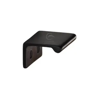 RDB3384 38 M.Marcus Rustic Dark Bronze Edge Cabinet Pull 38mm