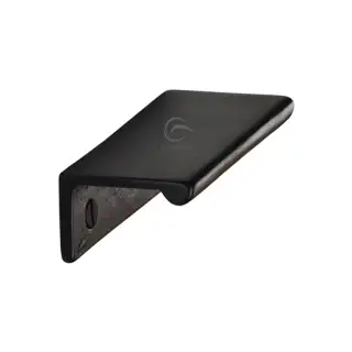RDB3384 75 M.Marcus Rustic Dark Bronze Edge Cabinet Pull 75mm