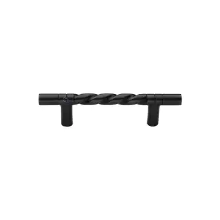 RDB349 227 M.Marcus Rustic Dark Bronze Door Pull Rope Design 203mm