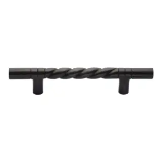 RDB349 305 M&period;Marcus Rustic Dark Bronze Door Pull Rope Design 305mm
