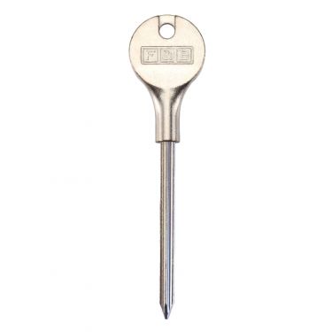 Click Here To Enlarge This Photo Of FBK03 - Zoo Hardware Fulton & Bray 65mm (Star Shape) Rack Bolt Key