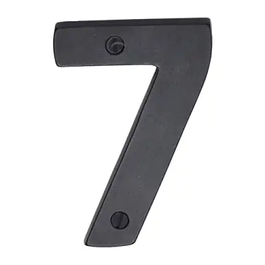 Click Here To Enlarge This Photo Of RDB351 7 M.Marcus Rustic Dark Bronze Numeral 7 Screw Fixing 76mm (3")