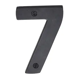RDB351 7 M.Marcus Rustic Dark Bronze Numeral 7 Screw Fixing 76mm (3")