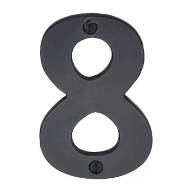 Click Here To Enlarge This Photo Of RDB351 8 M.Marcus Rustic Dark Bronze Numeral 8 Screw Fixing 76mm (3")