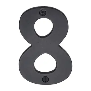 RDB351 8 M.Marcus Rustic Dark Bronze Numeral 8 Screw Fixing 76mm (3")