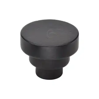 RDB3624 32 M.Marcus Rustic Dark Bronze Cabinet Knob Round Stepped Design 32mm