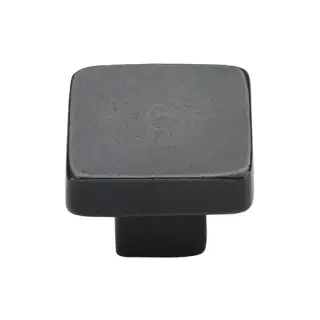 RDB3674 32 M.Marcus Rustic Dark Bronze Cabinet Knob Square Design 32mm