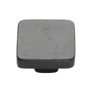 RDB3674 38 M.Marcus Rustic Dark Bronze Cabinet Knob Square Design 38mm