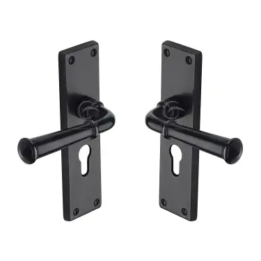 Click Here To Enlarge This Photo Of RDB3748 M.Marcus Rustic Dark Bronze Door Handle Euro Profile Ashfield Design