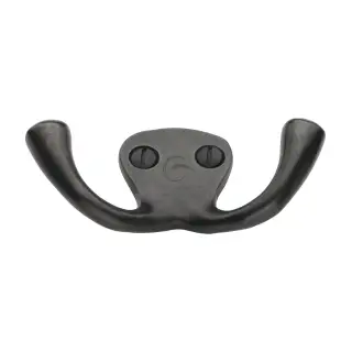 RDB386 M.Marcus Rustic Dark Bronze Double Coat Hook
