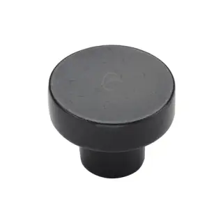 RDB3880 32 M.Marcus Rustic Dark Bronze Cabinet Knob Round Disc Design 32mm