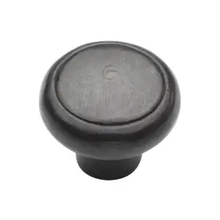 RDB3990 38 M.Marcus Rustic Dark Bronze Cabinet Knob Newport Design 38mm