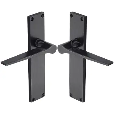 Click Here To Enlarge This Photo Of RDB41800 M.Marcus Rustic Dark Bronze Door Handle Lever Lock Gio Design