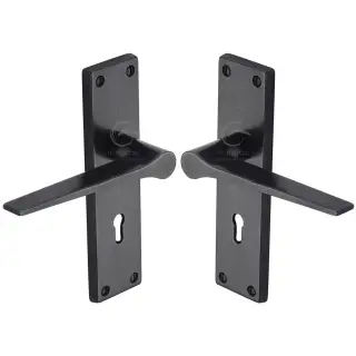 RDB41810 M.Marcus Rustic Dark Bronze Door Handle Lever Latch Gio Design